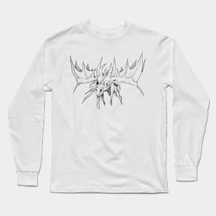 Creepy moose Long Sleeve T-Shirt